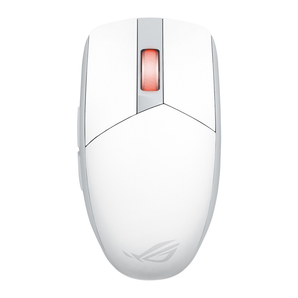 Asus Rog Strix Impact Iii Wireless - Mouse - Bluetooth 5.1, 2.4 Ghz - Moonlight White