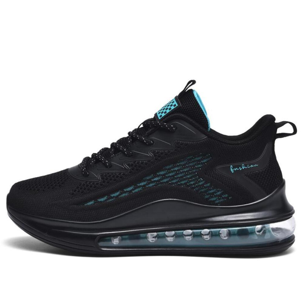 (black,green, 43) Men&apos;s Plus Size Air Cushion Casual Max Sports Running Shoes Tennis Sneakers