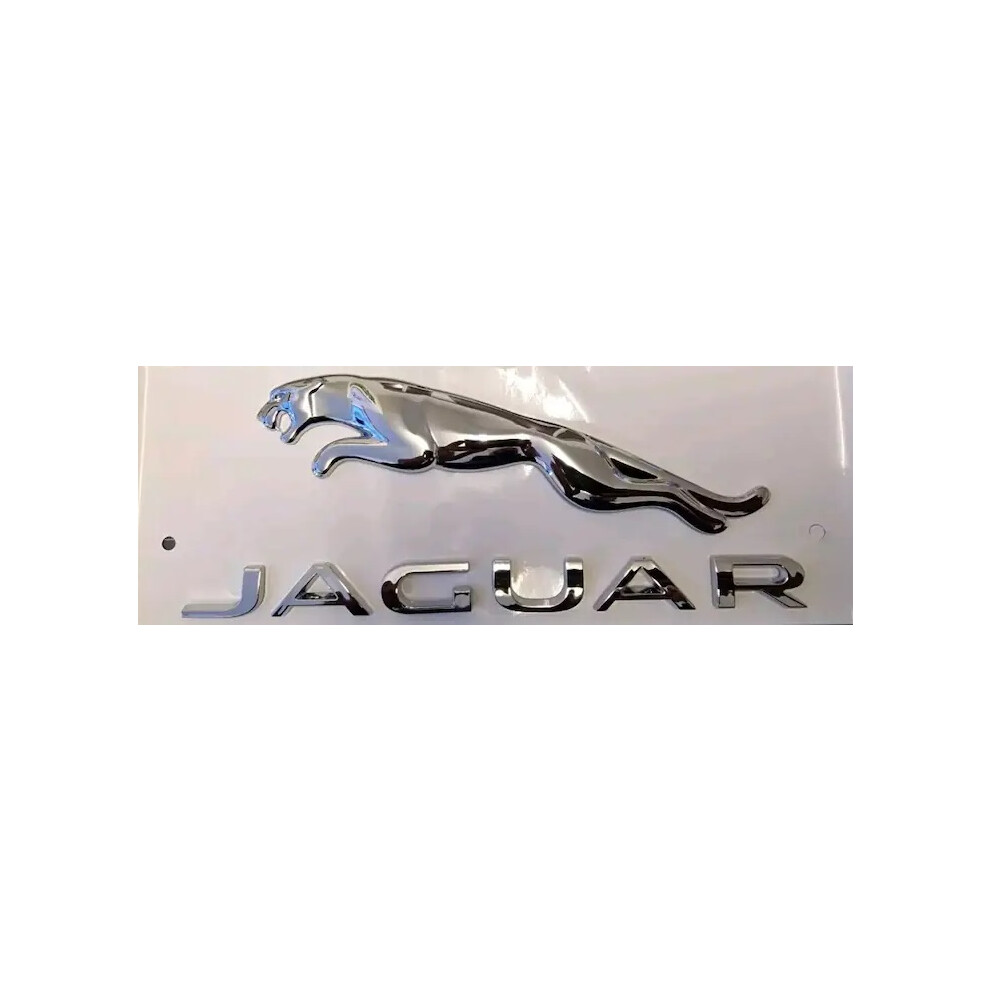 Jaguar Style Chrome Rear Badge Xe Xf F Type F-Pace E-Pace Xj Xj 5060655320637