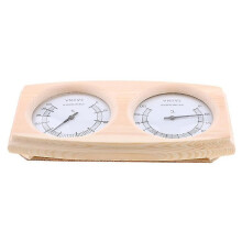 2 In 1 Sauna Room Wooden Thermometer Hygrometer Steam Temperature Humidity Meter -gt