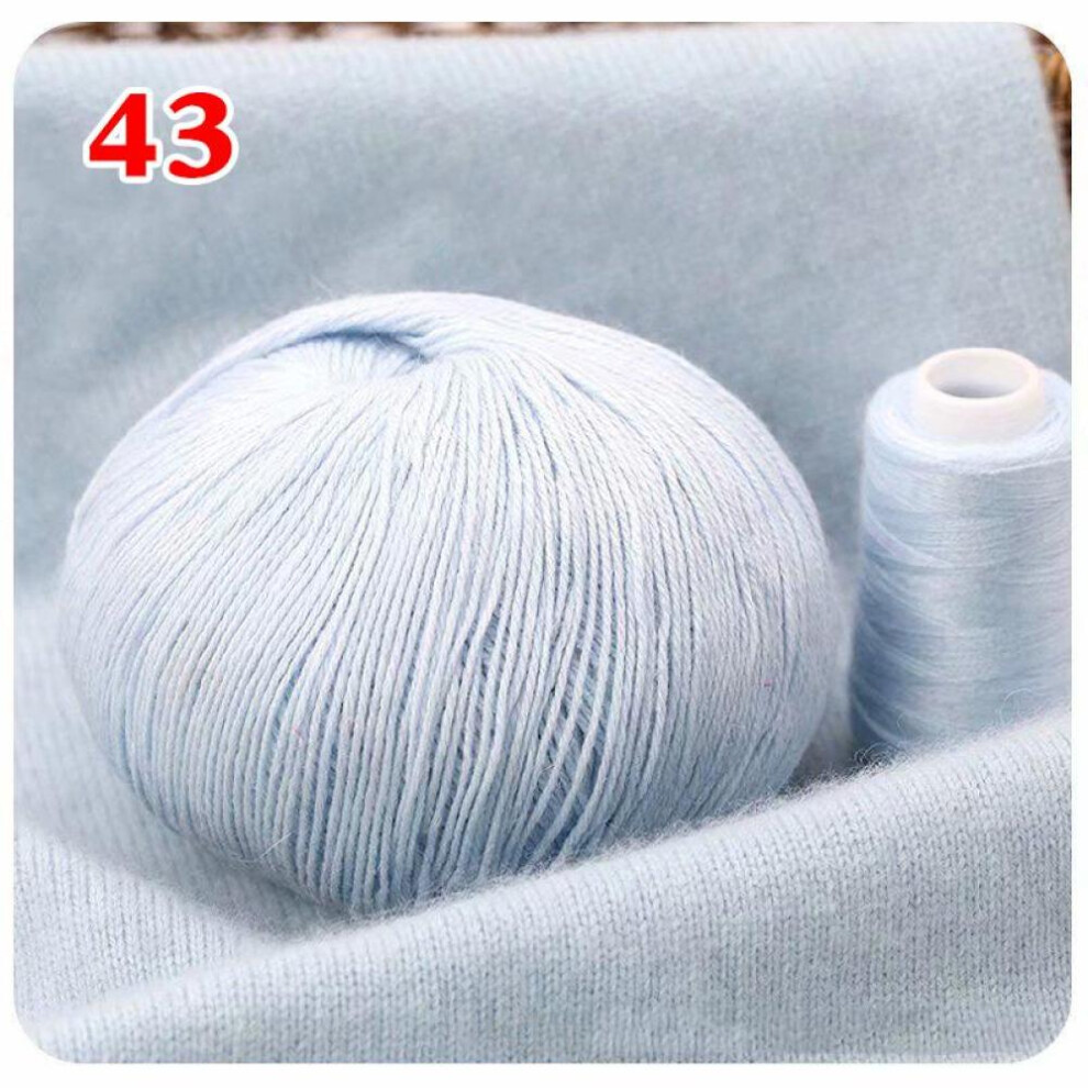 (43) 50+20g/set Wool Cashmere Baby Hand-knitted Cashmere Yarn Knitting Yarn Ball 100% Mongolian Cashmere