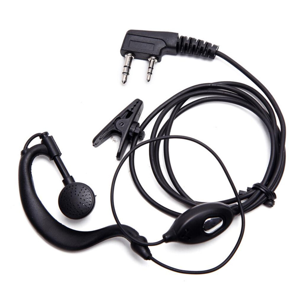 Walkie Talkie Headset General Two Way Radio With K-type 2-pin Connector