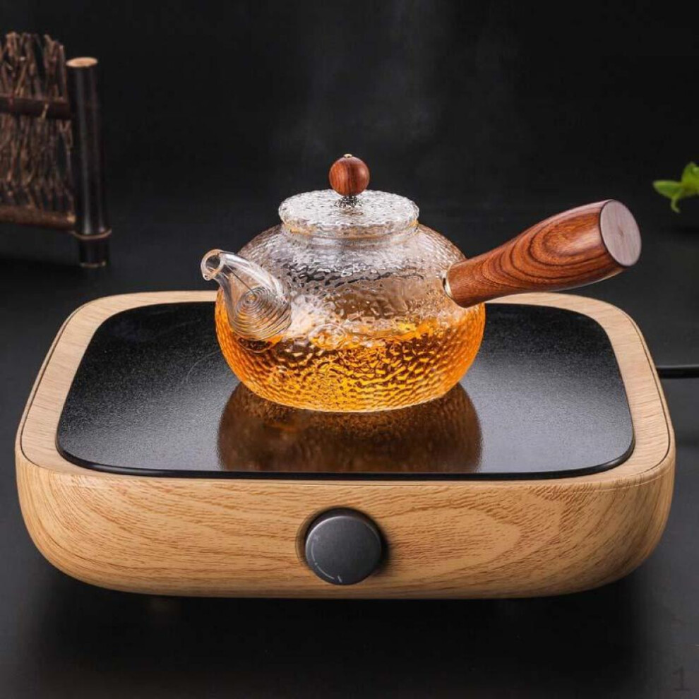 Teapot Wooden Handle Office Teaware 10 Oz With Filter Spout Portable Creative Tea Kettle House