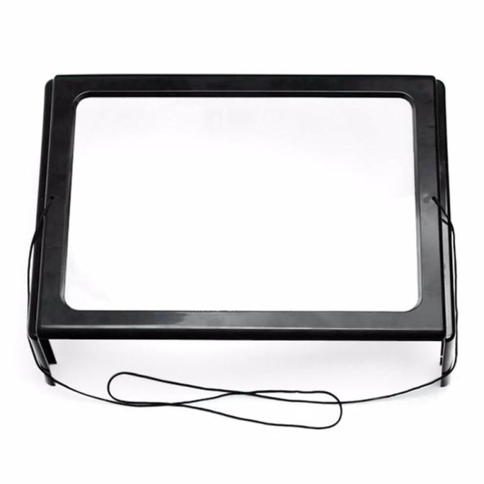 Giant Large Hands Free Magnifying Glass With Light Led Magnifier For Reading Etc