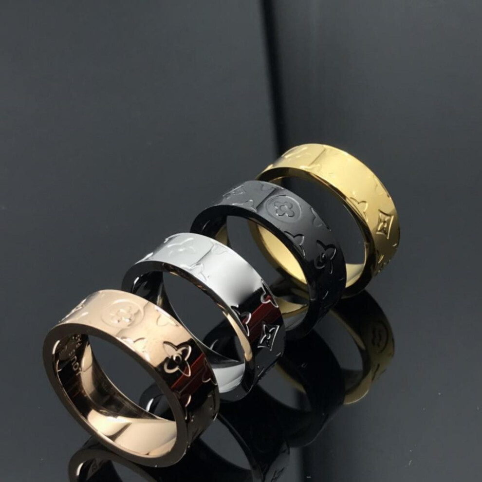 (silver, 9) Luxury Ring For Women Men Jewelry Accessories