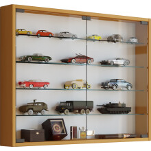 Wooden Glass Hanging Display Case Wall Display Case Collectible Deco Collector Display Case Mandosa L