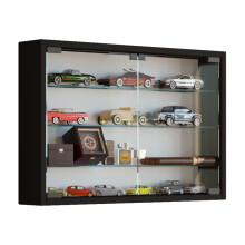 Wooden Glass Hanging Display Case Wall Display Case Collectible Deco Collector Display Case Mandosa M