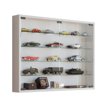 Wooden Glass Hanging Display Case Wall Display Case Collectible Deco Collector Display Case Mandosa L