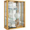 Wall display case hanging glass display case wall showcase display case glass Udina mirror 1