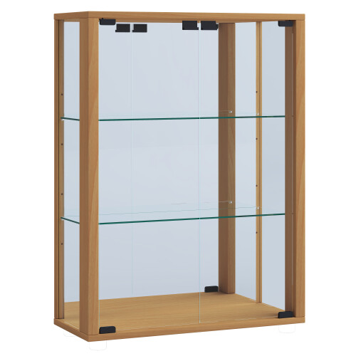 Wall display case hanging glass display case wall showcase display case glass Udina mirror 1