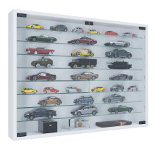 Wooden Glass Hanging Display Case Wall Display Case Collectible Deco Collector Showcase Mandosa XXL