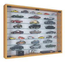 Wooden Glass Hanging Display Case Wall Display Case Collectible Deco Collector Showcase Mandosa XXL