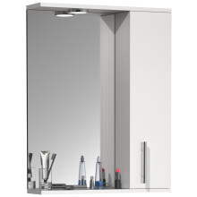 Bathroom mirror wall mirror 55 cm hanging mirror cabinet bathroom revolving door lighting Lisalo L