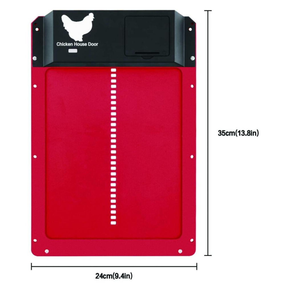 (as the picture) Automatic Chicken Coop Door Light-sensitive Automatic Chicken House Door