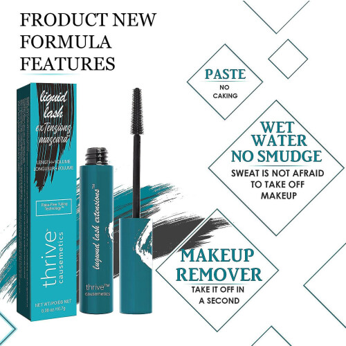 Thrive Causemetics Liquid Lash Extensions Mascara Rich Black Full Size 1