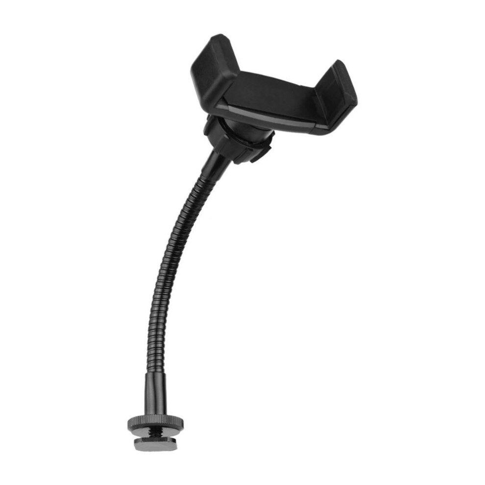 Foldable Phone Clamp Holder Stand With Cold Shoe Mounting For Led Ring Light Smartphone Mounting
