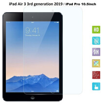 (Apple iPad Air 3) Tempered Glass Screen Protector for Apple iPad 9.7 Pro 11 10.2" 10.5 7 8 9th Gen 20 21 22