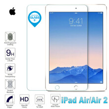 (Apple iPad Air 2) Tempered Glass Screen Protector for Apple iPad 9.7 Pro 11 10.2" 10.5 7 8 9th Gen 20 21 22