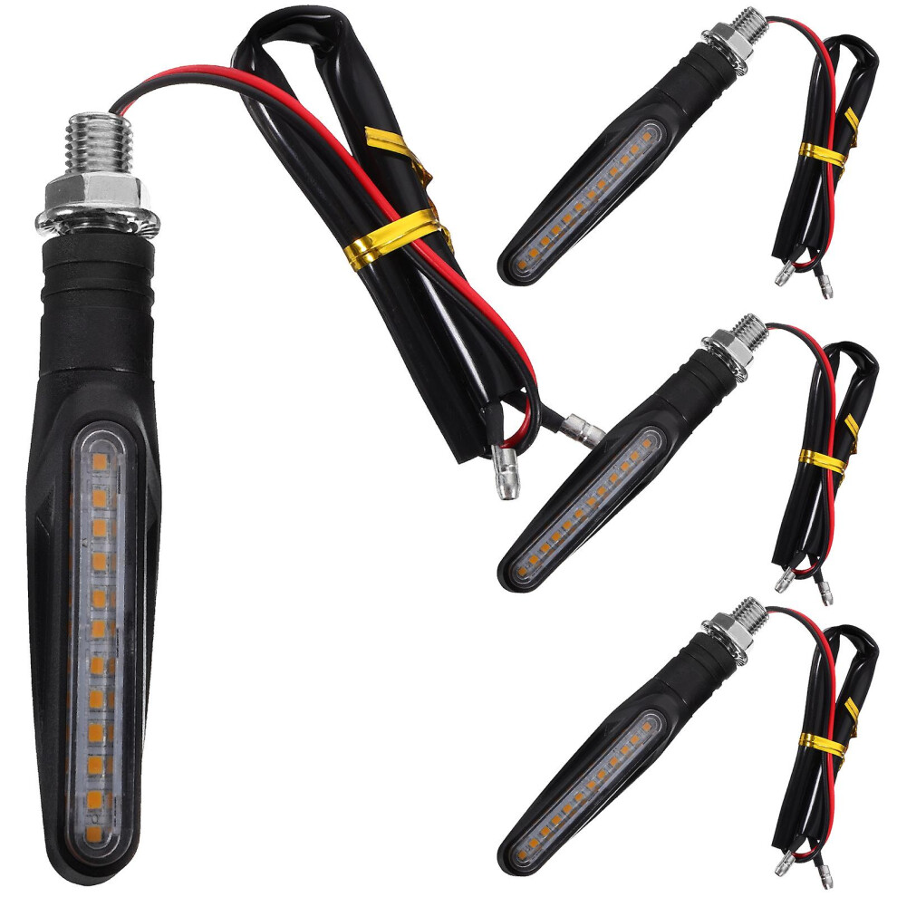 4Pcs Motorcycle Led Turn Signal Led Motorcycle Turn Signals Motorcycle Lamp Light 8107440937681