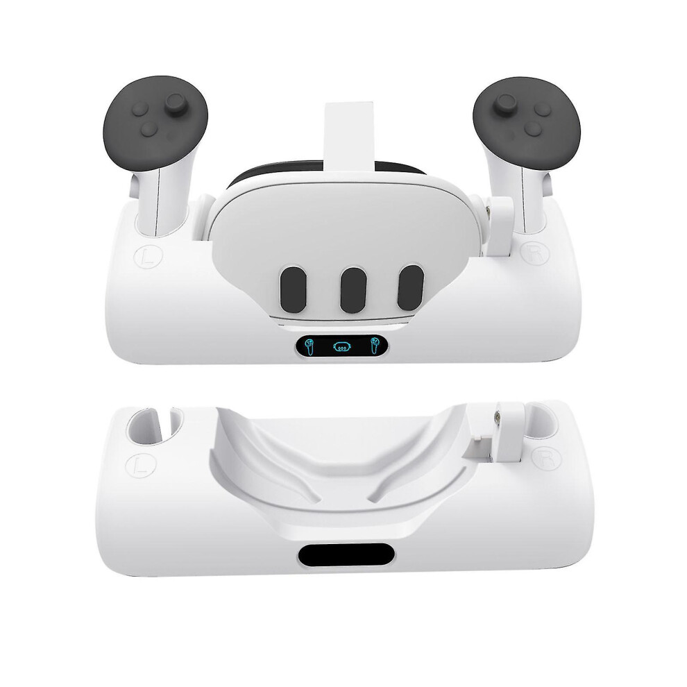Charging Dock For Meta Quest 3 - Vr Controller And Headset Charger Station 8107440941015