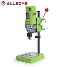 Allsome Miniq Mini Drilling Machine Drill Press Bench Small Electric Drill Machine Work Bench Gear Drive 220v 710w Ht2600