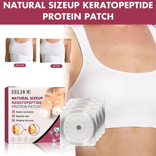12pcs Sugoola Natural Sizeup Keratopeptide Protein Patch Fast 2
