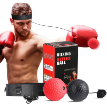 Boxing Reflex Training Balls,speed Fitness Ball With Adjustable Headband