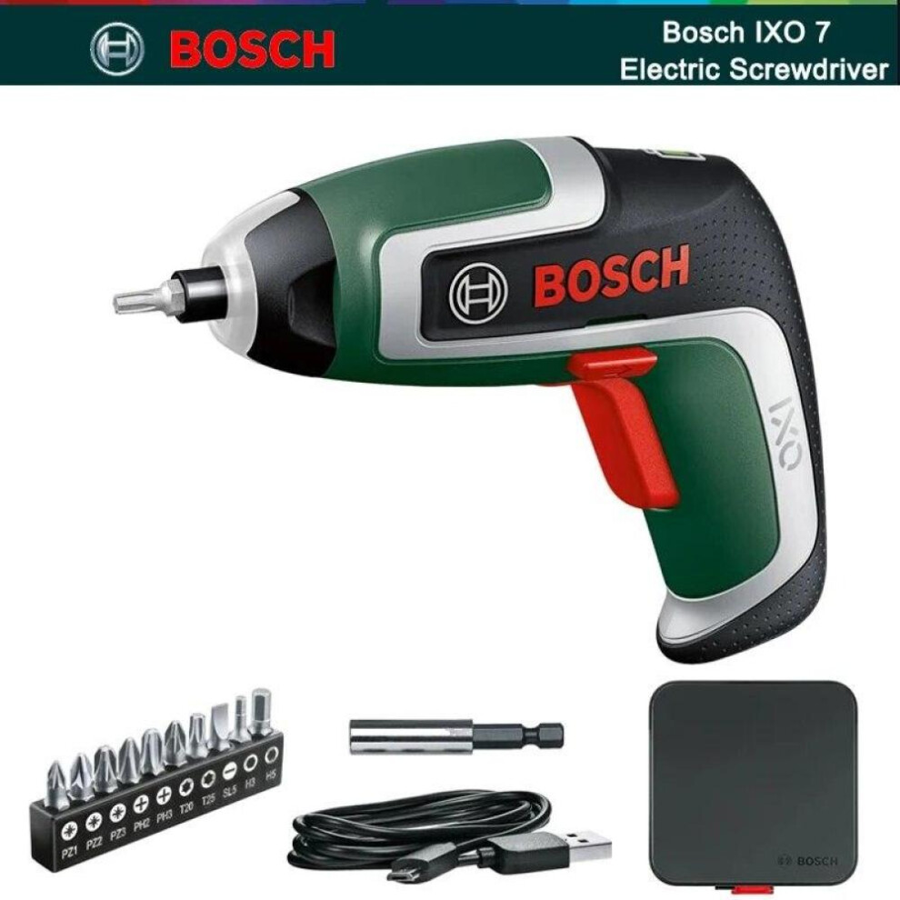 Bosch Ixo 7 Cordless Electric Screwdriver Usb Rechargeable Ixo 7th Compact Screwdriver 5.5nm Max Torque Portable Power Machine