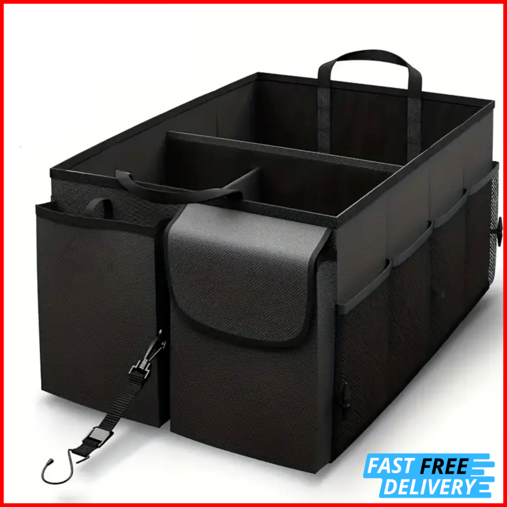 Car Seat Organiser Front Back Pockets Multi Pocket Storage Travel Tidy 9145594431685