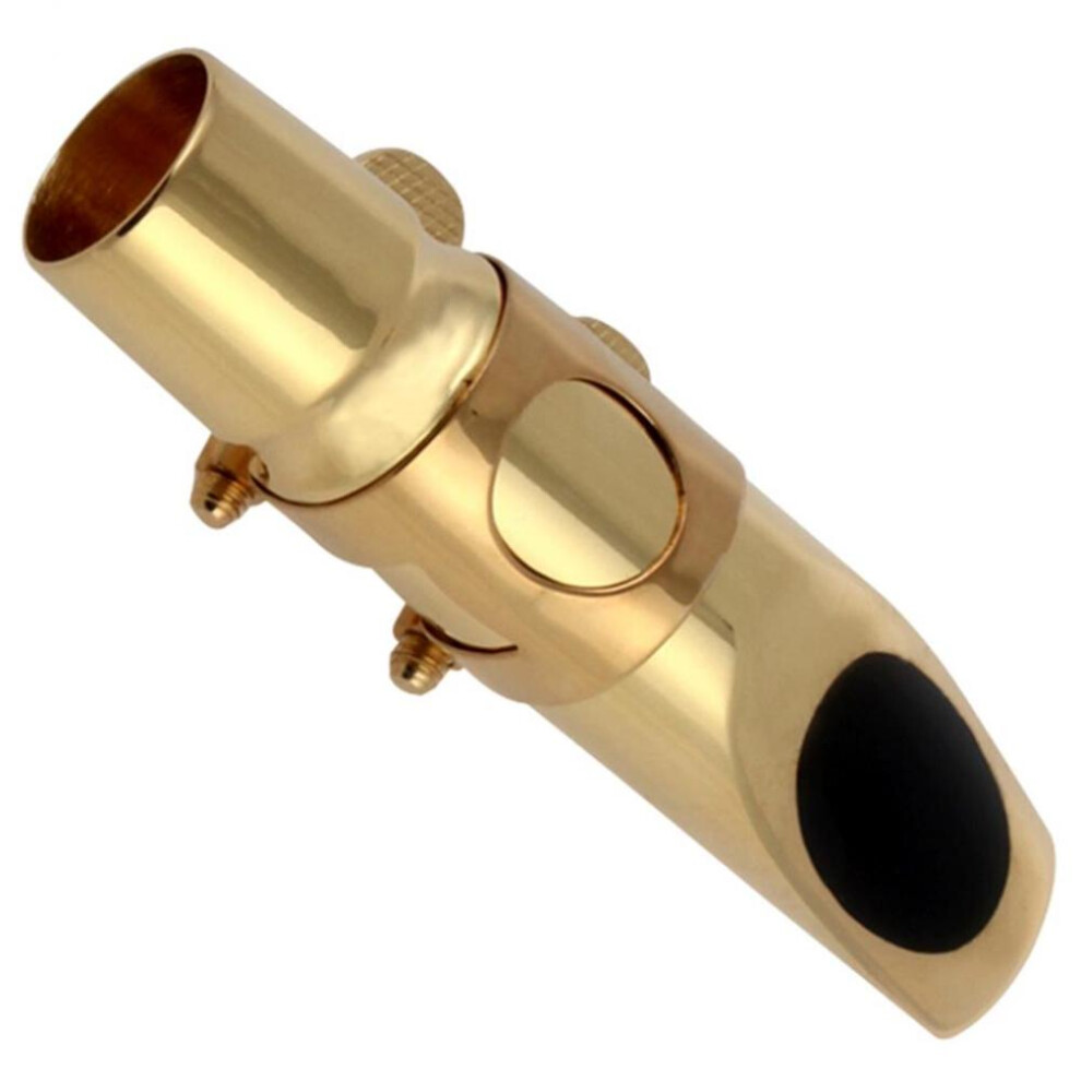 Gold Plated Metal Alto Professional  Saxophone Mouthpiece 6 for Playing the Classical Music