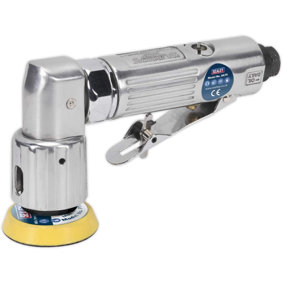 Sealey Sa70 Air Orbital Sander Mini Disc 50Mm