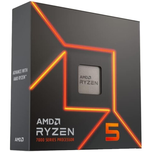 AMD AMD Ryzensets 5 7600X Processor (integrated radeon graphics, 6 cores/12 threads, 105W TDP 1