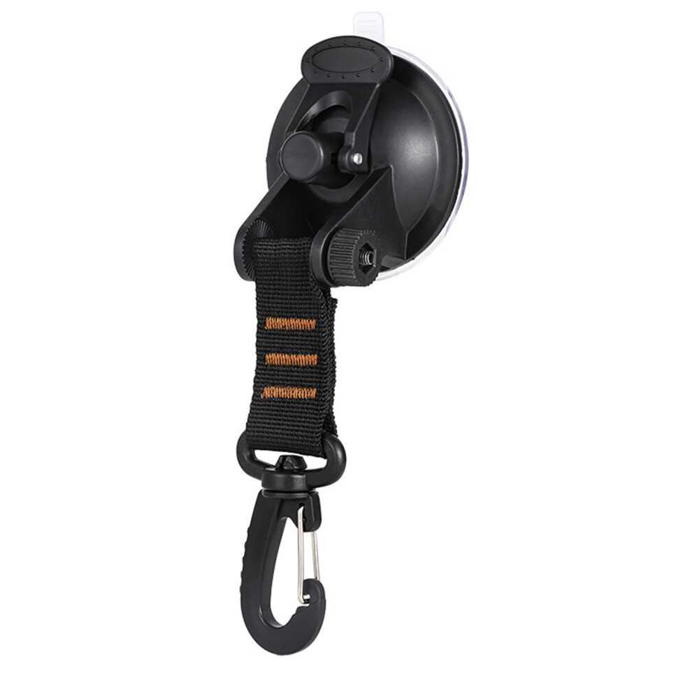 (Orange) Heavy Duty Orange Vacuum Suction Cup With Hook 6941285372625