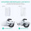 Noiposi Battery Head Strap 7500mAh for Meta Quest 3S/3/Quest 2,Double Knobs Adjustable Elite Strap Replacement,VR Accessories Strap Enhanced Support 2