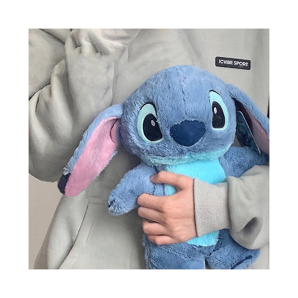 Anime Kawaii Stitch Plush Hot Water Bottle Winter Home Water Filling Hand Warmer