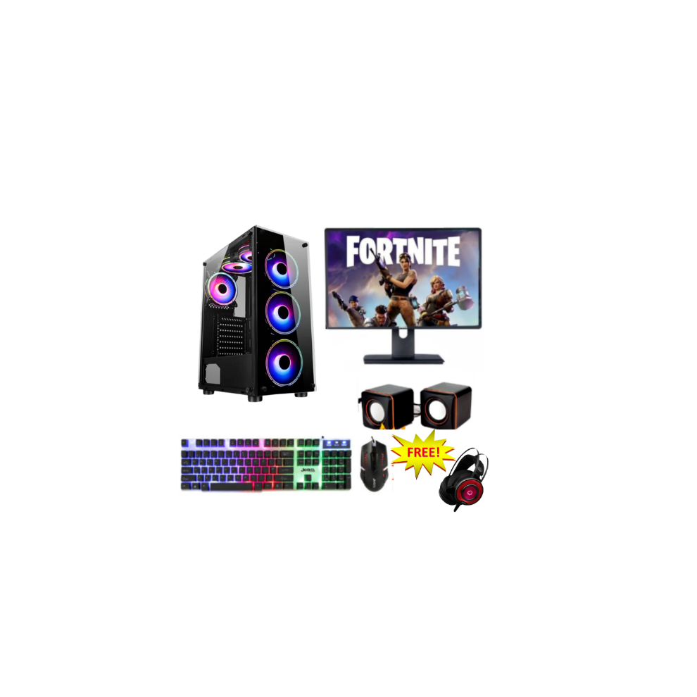 Fast Gaming PC bundle Set Intel i5-6th 16GB RAM 1TB HDD & 128GB SSD SALE