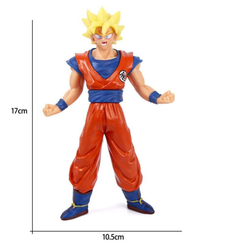 (as the picture, 15) Anime Dragon Ball Z Super Saiyan Son Goku Vegeta Anime Action Figure Model Gifts Collectible Figurines For Kids 18cm