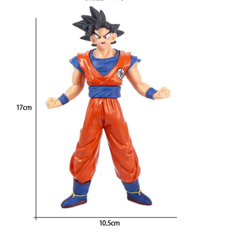 (as the picture, 10) Anime Dragon Ball Z Super Saiyan Son Goku Vegeta Anime Action Figure Model Gifts Collectible Figurines For Kids 18cm