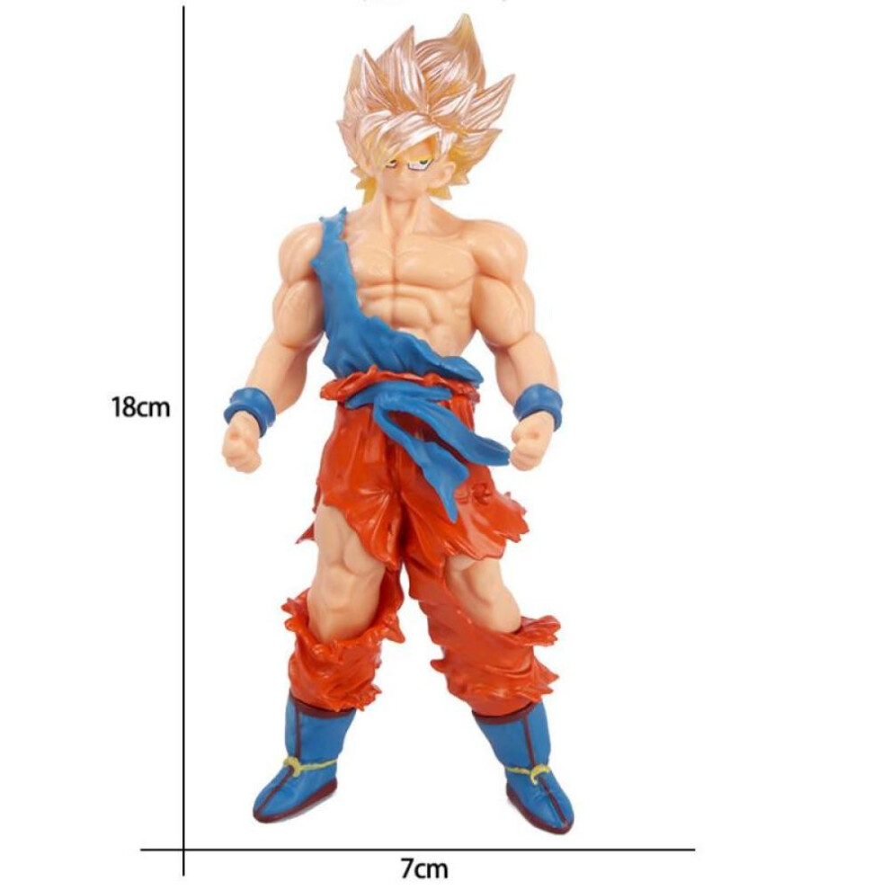 (as the picture, 09) Anime Dragon Ball Z Super Saiyan Son Goku Vegeta Anime Action Figure Model Gifts Collectible Figurines For Kids 18cm