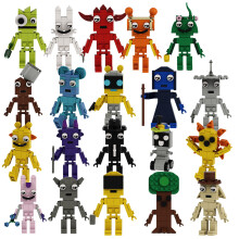 (X 20Pcs) Sprunki Building Blocks Model Toy ABS Plastic Building Blocks