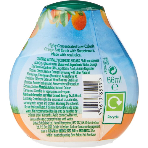 Robinsons Mini - No Added Sugar - Low Calorie - Orange, 6 Count 1