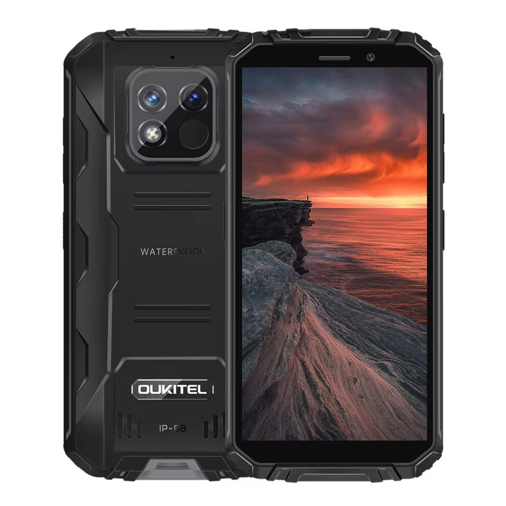 (black) OUKITEL WP18 Pro Rugged Phone Smartphone 4GB+64GB