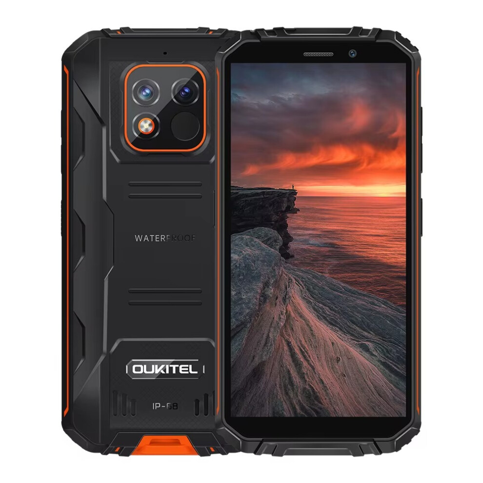 (orange) OUKITEL WP18 Pro Rugged Phone Smartphone 4GB+64GB