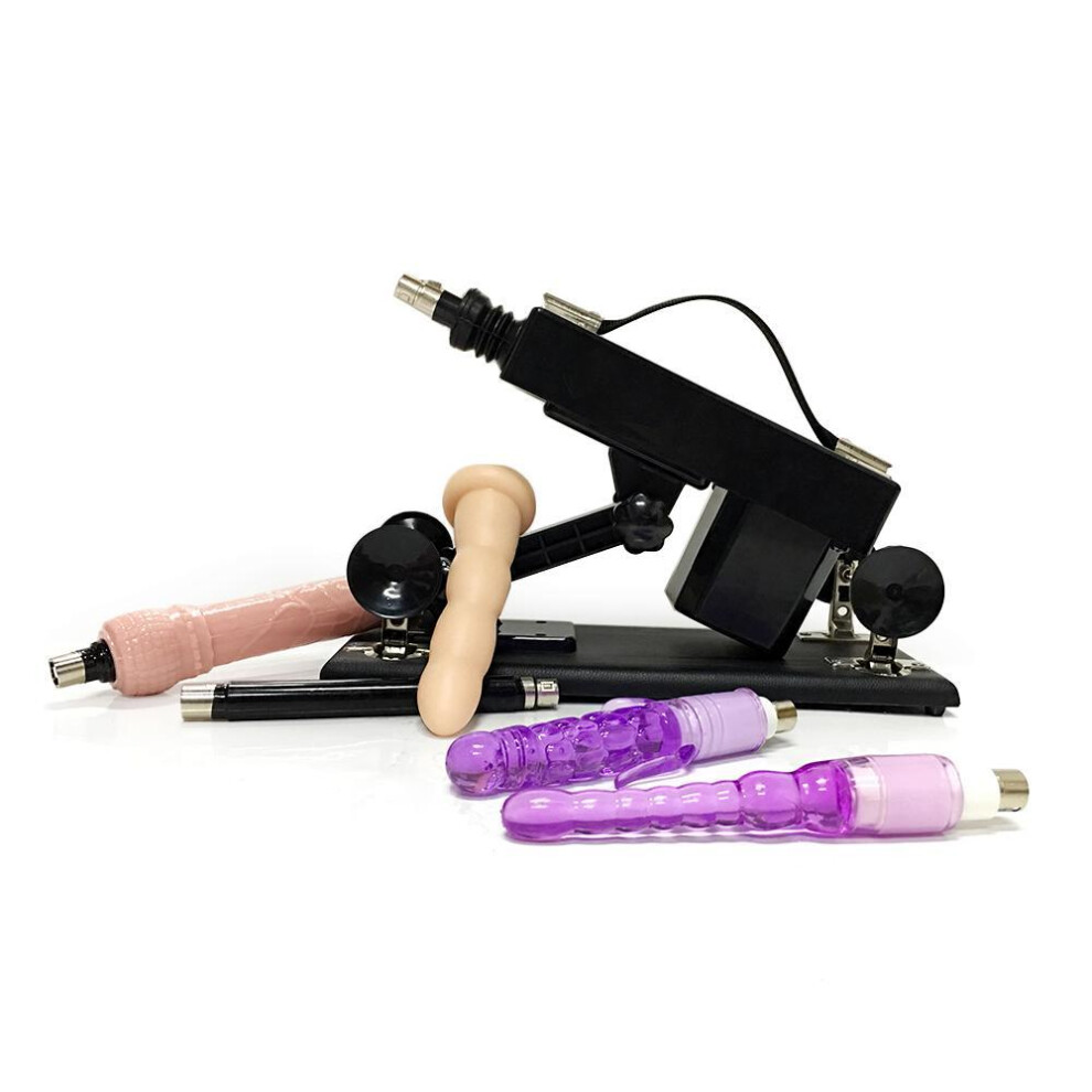 (black) Sex Machine With New Attachments Female Masturbation Pumping Gun Automatic Sex Machines