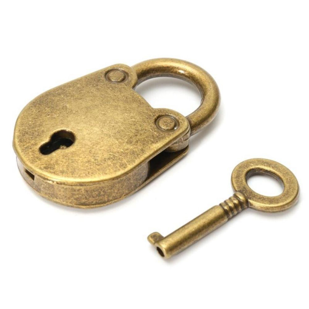 3pcs/lot Old Vintage Antique Style Mini Archaize Padlocks Key Lock With Key