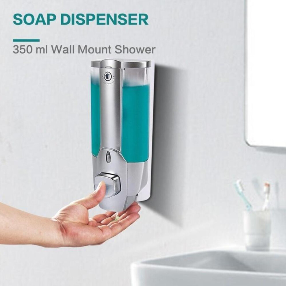 1pcs 350ml Hand Soap Shampoo Dispenser Wall Mount Shower Liquid Dispensers Containers  For Bathroom