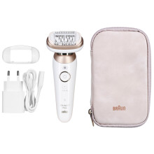 Epilator - BRAUN - Silk-épil 9-011 3D - Draadloos - 2 standen - Wit