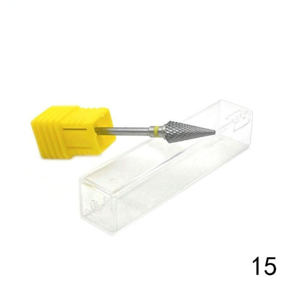 (as the picture, 15) 33 Style Choice Tungsten Carbide Nail Drill Bits Machine Nail Cutter Nail File Manicure Carbide Nail Drill Bit Nail Accessory