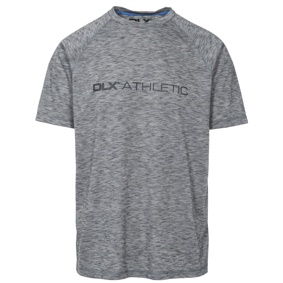 (M, Grey Marl) Trespass Mens Striking DLX T-Shirt