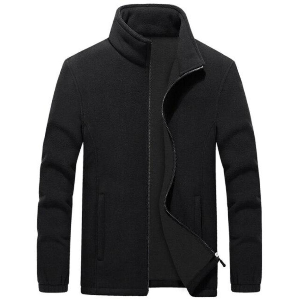 (black, 7XL) Mens Plus Size Softshell Fleece Jackets Male Warm Sweatshirts Thermal Coats Windbreaker Sportswear Brand Clothing 7xl 8xl 9xl